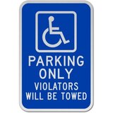 Accessible Parking Only Sign